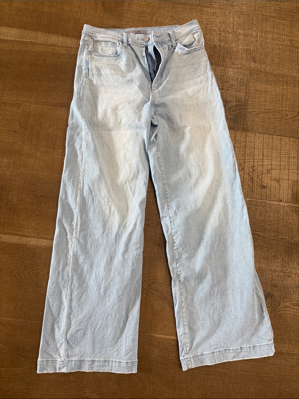 Joe's Jeans Light Blue Wide-Leg Flare Denim
